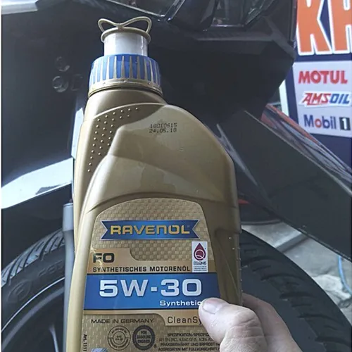 NHỚT RAVENOL FO 5W30  FULL SYNTHETIC CHO TAY GA, Ô TÔ - 1L