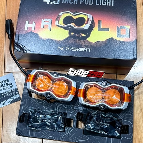 ĐÈN TRỢ SÁNG NOVSIGHT HALO PRO SERIES 4,5 INCH - FLOOD BEAM 40W