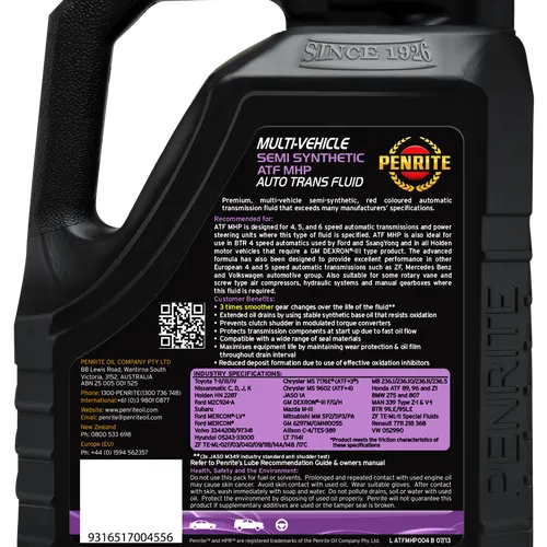 DẦU HỘP SỐ TỰ ĐỘNG PENRITE ATF MHP (1L)