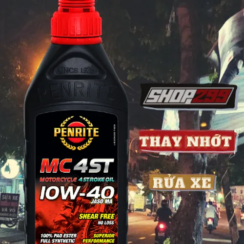 NHỚT PENRITE 100% PAO&ESTER 10W40 - 1L