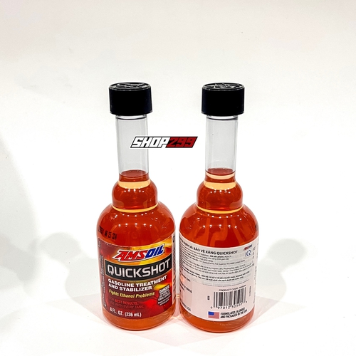 PHỤ GIA BẢO VỆ ỔN ĐỊNH CHO XĂNG AMSOIL QUICKSHOT GASOLINE TREATMENT & STABILIZER - 236ML