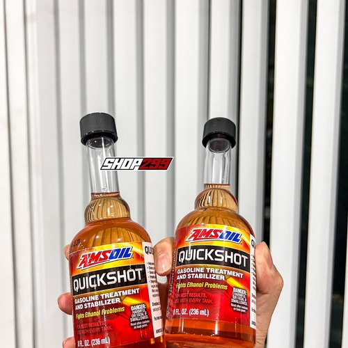PHỤ GIA BẢO VỆ ỔN ĐỊNH CHO XĂNG AMSOIL QUICKSHOT GASOLINE TREATMENT & STABILIZER - 236ML
