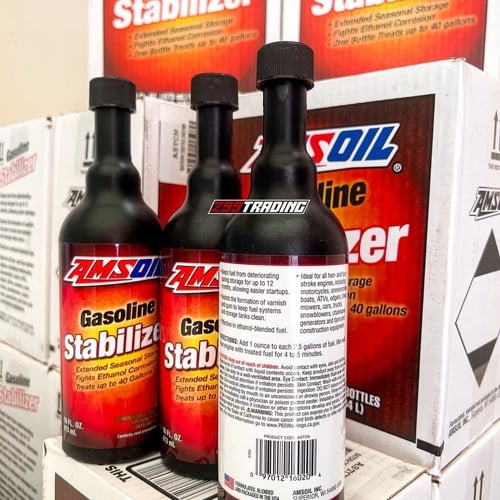 PHỤ GIA ỔN ĐỊNH VÀ BẢO VỆ XĂNG E10 AMSOIL GASOLINE STABILIZER - 473ML