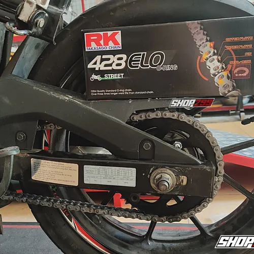 SÊN RK 428 ELO 132L (PHỐT O-RING) - MÀU XÁM NIKEN