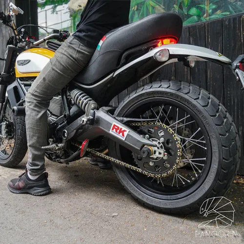 SÊN RK 520 KRX 120L (PHỐT X-RING) - MÀU VÀNG ĐEN