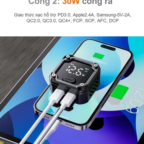 SẠC NHANH 2 CHIỀU LOBOO C36