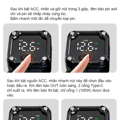 SẠC NHANH 2 CHIỀU LOBOO C36