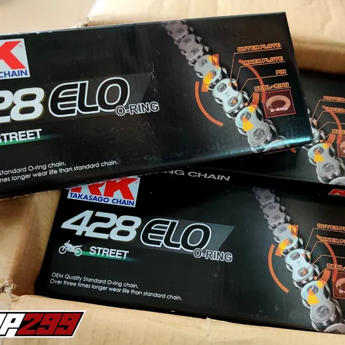 SÊN RK 428 ELO 132L (PHỐT O-RING) - MÀU XÁM NIKEN
