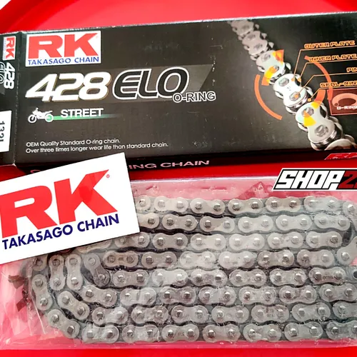SÊN RK 428 ELO 132L (PHỐT O-RING) - MÀU XÁM NIKEN