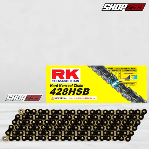 SÊN RK 428 HSB 132L (KHÔNG PHỐT CAO SU) - MÀU ĐEN VÀNG