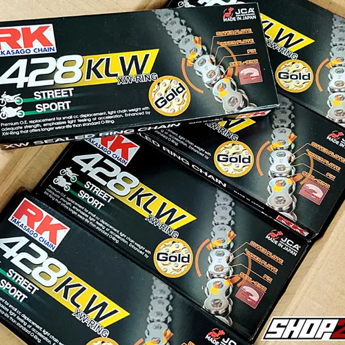 SÊN RK 428 KLW 132L (PHỐT XW-RING) - MÀU VÀNG