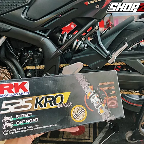 SÊN RK 525 KRO 120L (PHỐT O-RING) - MÀU VÀNG