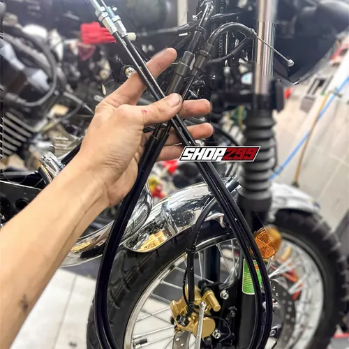 SET GHI ĐÔNG TRACKER CHO HONDA CGX150 - MÀU CROM