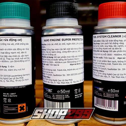 BLUECHEM OIL SYSTEM CLEANER 50ml - SÚC ĐỘNG CƠ