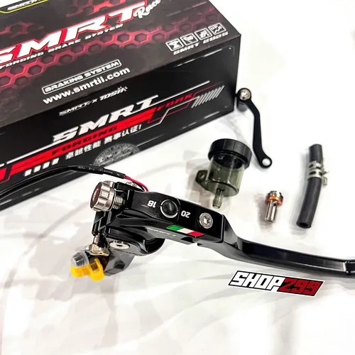 TAY THẮNG SMRT BILLET BÌNH DẦU RỜI KIỂU BREMBO CORSA CORTA RR - FULL ĐEN