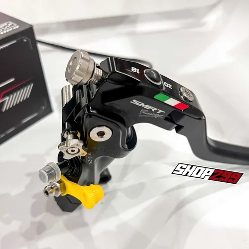 TAY THẮNG SMRT BILLET BÌNH DẦU RỜI KIỂU BREMBO CORSA CORTA RR - FULL ĐEN