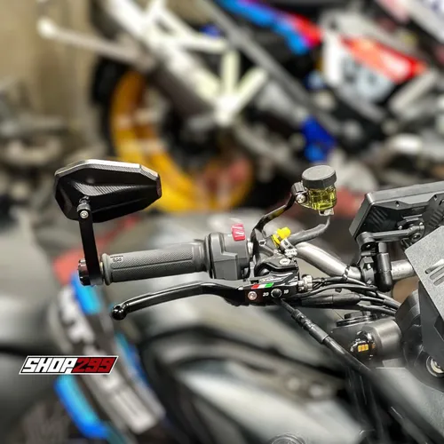 TAY THẮNG SMRT BILLET BÌNH DẦU RỜI KIỂU BREMBO CORSA CORTA RR - FULL ĐEN