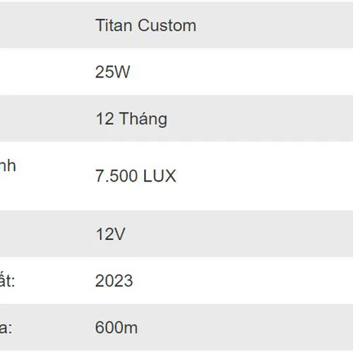 ĐÈN TRỢ SÁNG BI CẦU MINI TITAN MOTO M10 ULTRA