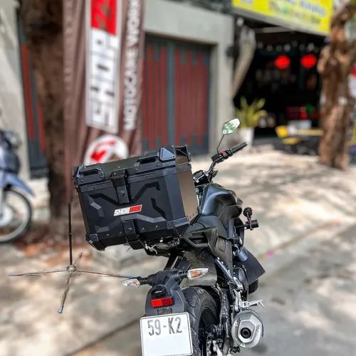THÙNG NHÔM 36L FULL ĐEN