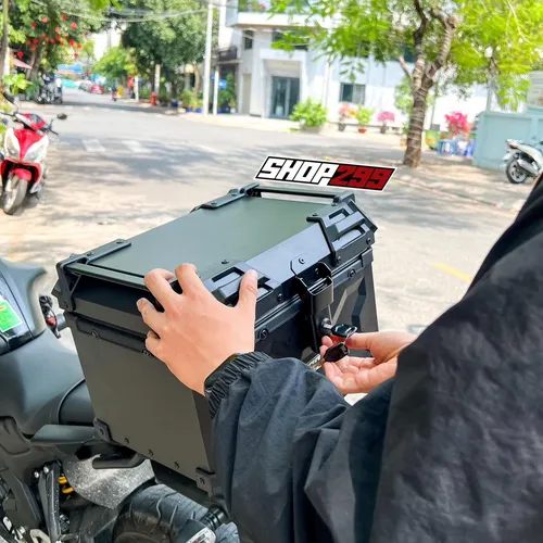 THÙNG NHÔM 36L FULL ĐEN