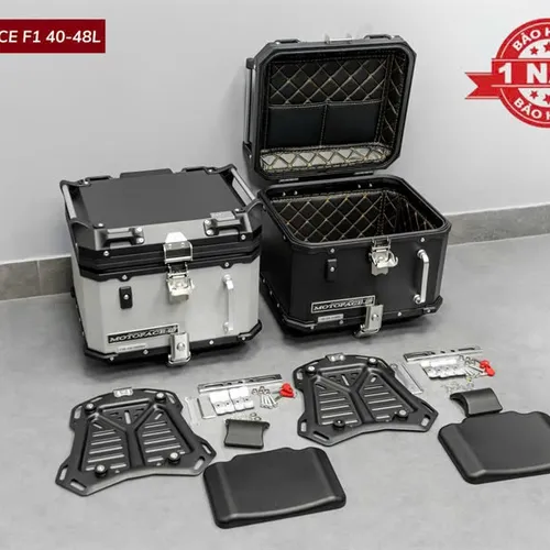 THÙNG NHÔM MOTOFACE F1 40L CHÍNH HÃNG - ĐEN