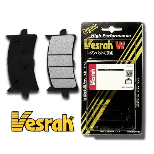 BỐ THẮNG, MÁ PHANH BÁN KIM LOẠI VESRAH RESIN VD-187