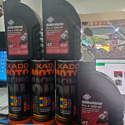 NHỚT XADO LUXURY MOTO RACING 10W40 (100% TỔNG HỢP) 1L