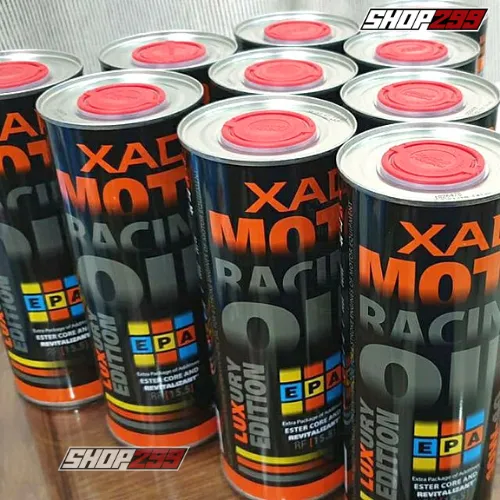 NHỚT XADO LUXURY MOTO RACING 10W40 (100% TỔNG HỢP) 1L