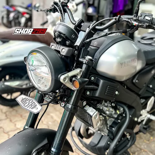 XI NHAN LED LƯỚI NHỌN KIỂU HARLEY - ĐEN