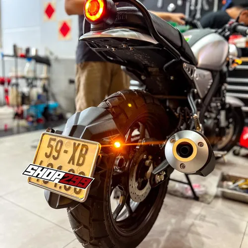 XI NHAN LED MINI KIỂU BARRACUDA - ĐEN
