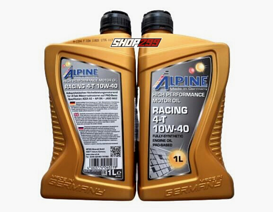 NHỚT ALPINE RACING 4T 10W40 NHỚT ALPINE RACING 4T 10W40