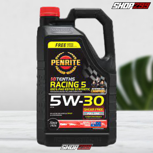 NHỚT PENRITE 10 TENTHS RACING 5 5W30 (100% PAO & ESTER) 5L NHỚT PENRITE 10 TENTHS RACING 5 5W30 (100% PAO & ESTER) 5L