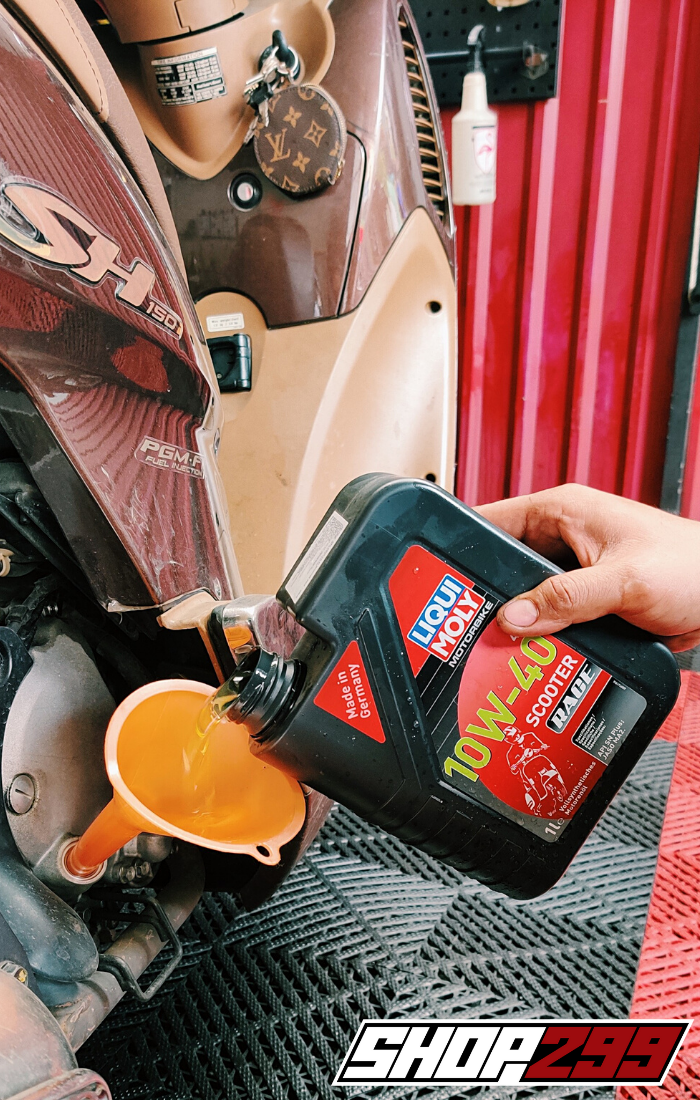 NHỚT XE TAY GA LIQUI MOLY SCOOTER RACE 10W40 NHỚT XE TAY GA LIQUI MOLY SCOOTER RACE 10W40