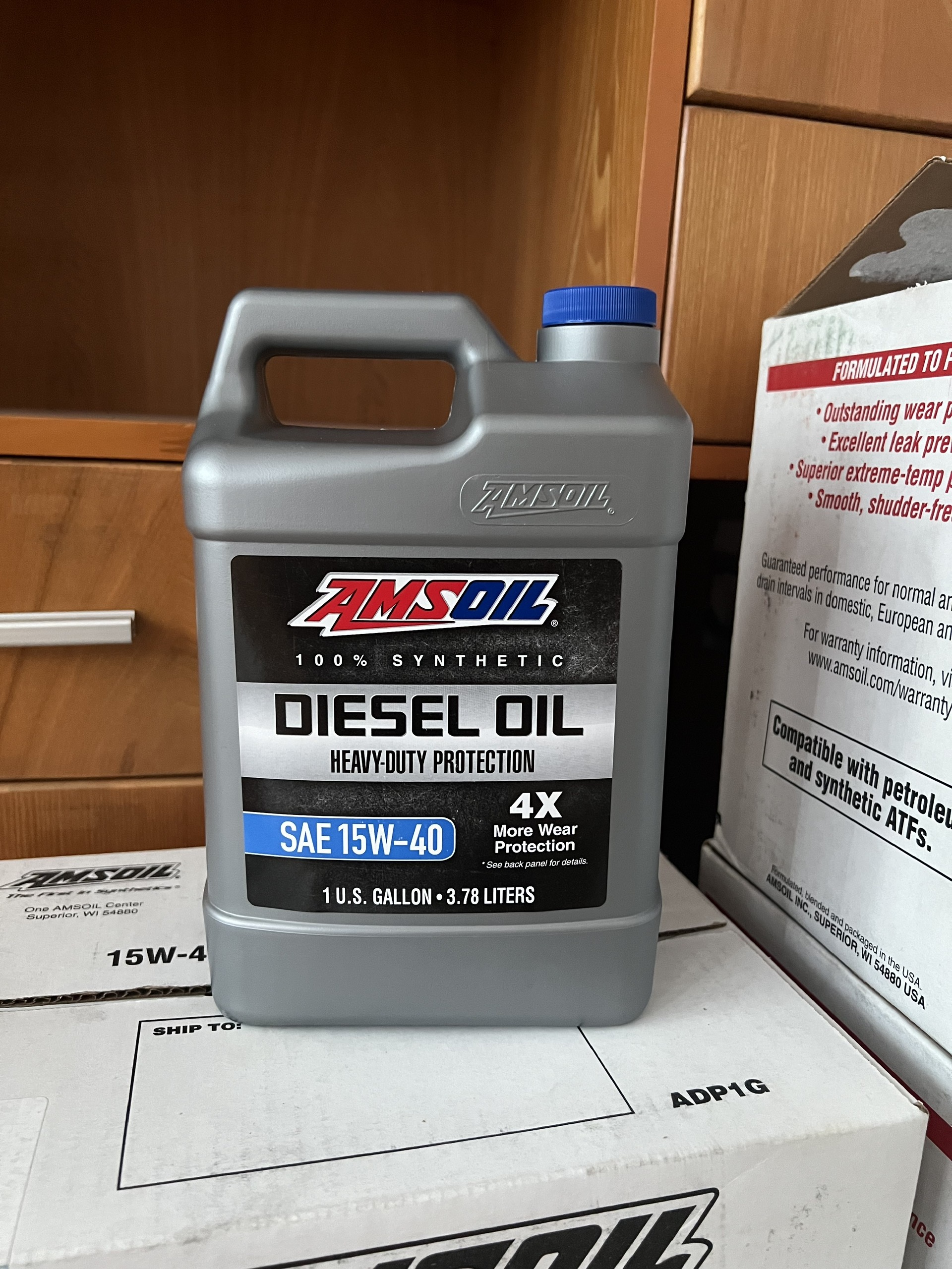 Dầu Nhớt Xe Tải Tổng Hợp AMSOIL HEAVY-DUTY DIESEL OIL 15W40 - 3.78L Dầu Nhớt Xe Tải Tổng Hợp AMSOIL HEAVY-DUTY DIESEL OIL 15W40 - 3.78L