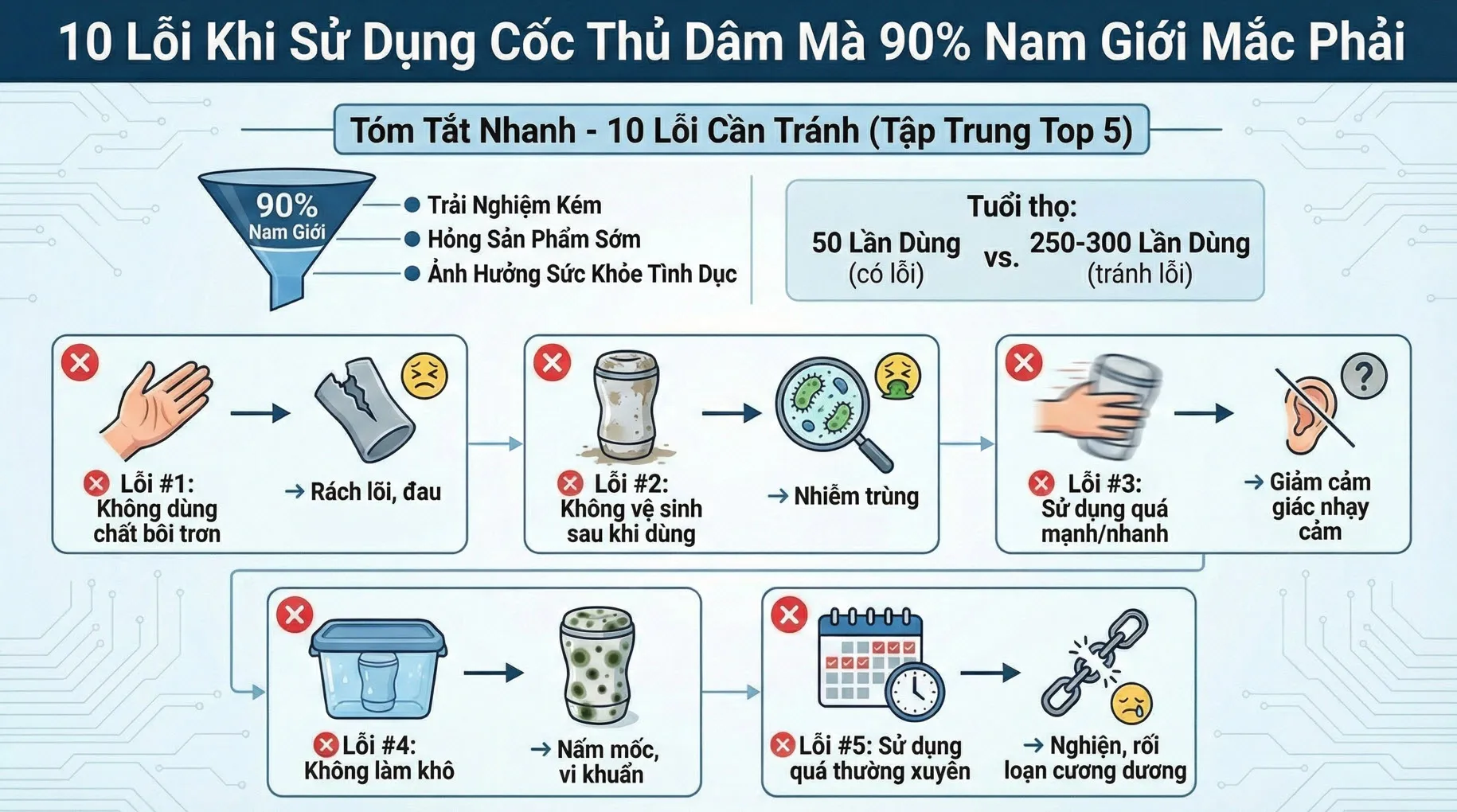 10 loi sai khi su dung coc thu dam 10 loi sai khi su dung coc thu dam
