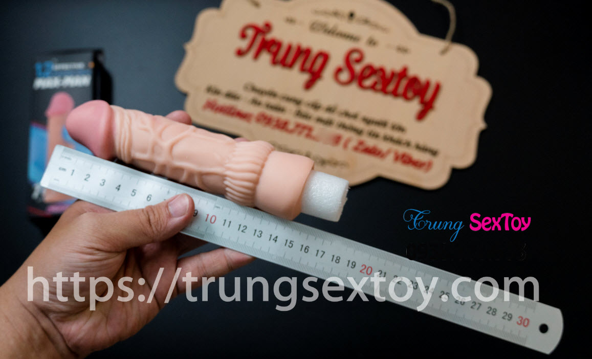 Bao cao su tăng kích thước dương vật siêu thật Maxman Bao cao su tăng kích thước dương vật siêu thật Maxman