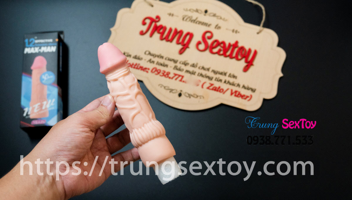 Bao cao su tăng kích thước dương vật siêu thật Maxman Bao cao su tăng kích thước dương vật siêu thật Maxman