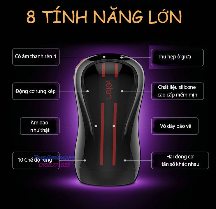 Âm đạo giả Leten Electric Hip Âm đạo giả Leten Electric Hip