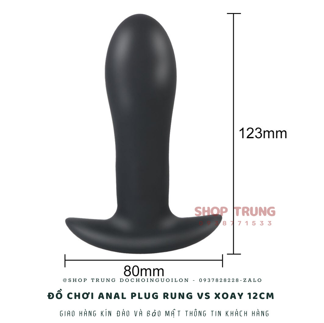 Đồ Chơi Anal Plug Rung vs Xoay 12cm Điều Khiển Từ Xa Đồ Chơi Anal Plug Rung vs Xoay 12cm Điều Khiển Từ Xa