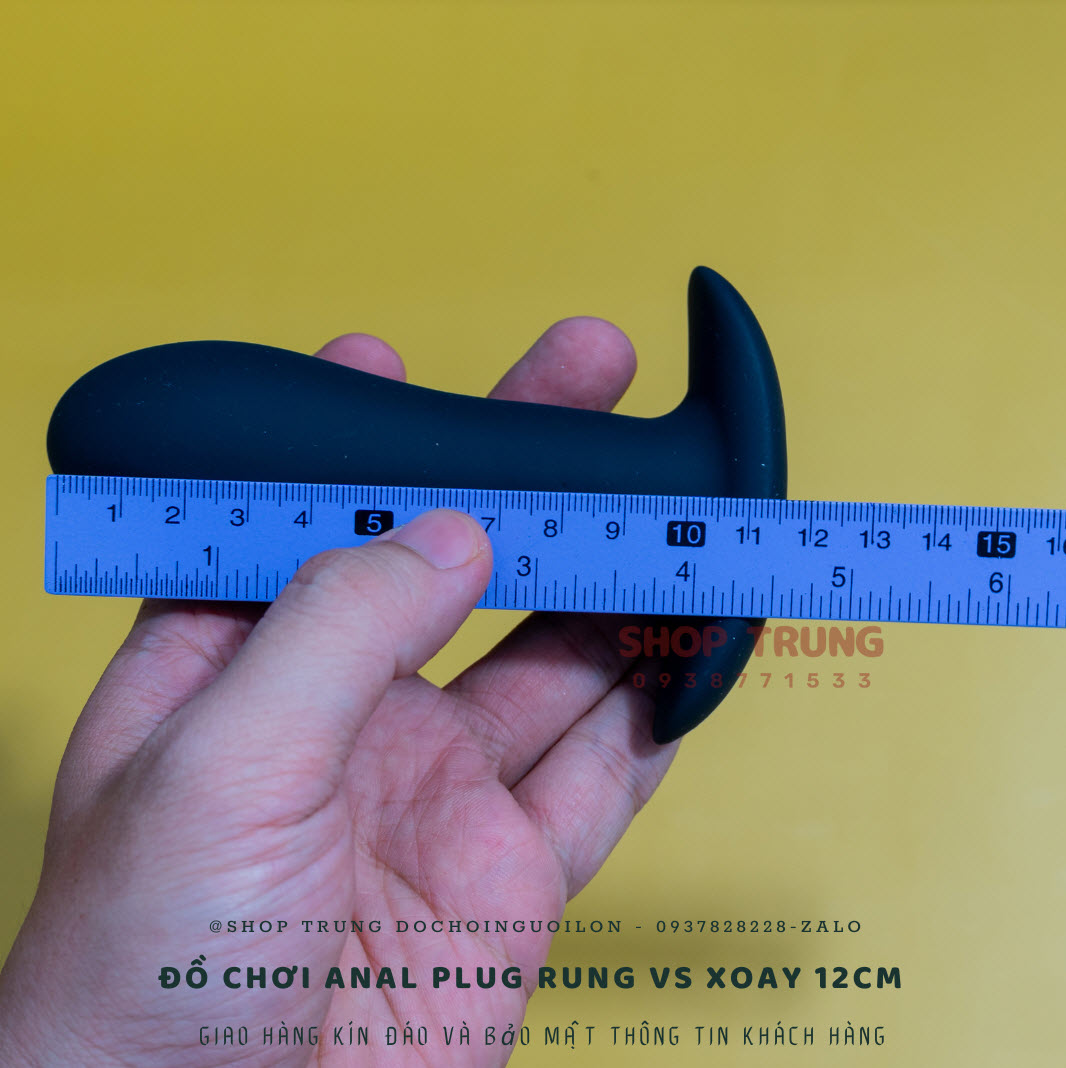 Đồ Chơi Anal Plug Rung vs Xoay 12cm Điều Khiển Từ Xa Đồ Chơi Anal Plug Rung vs Xoay 12cm Điều Khiển Từ Xa
