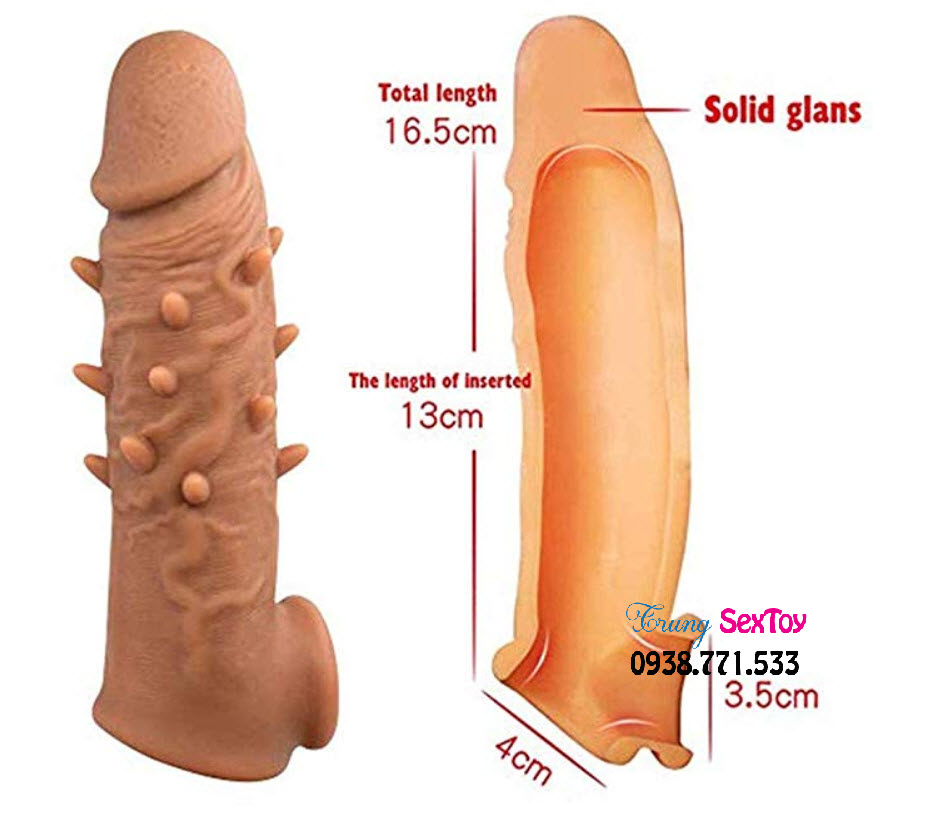 Bao cao su đôn dên mềm mịn có gai Bao cao su đôn dên mềm mịn có gai