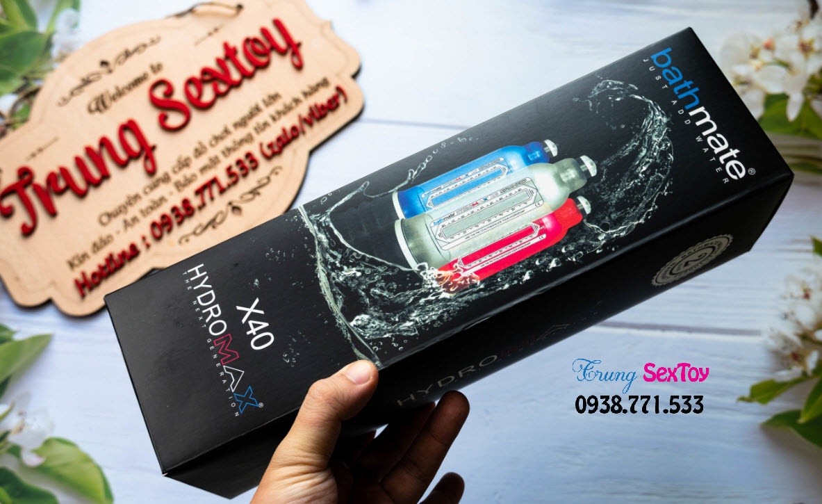 máy tập làm to dương vật Bathmate Hydromax X40 máy tập làm to dương vật Bathmate Hydromax X40