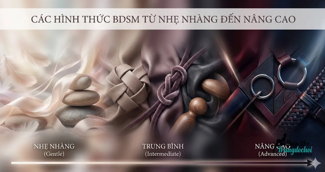 bdsm co nhieu muc do khac nhau