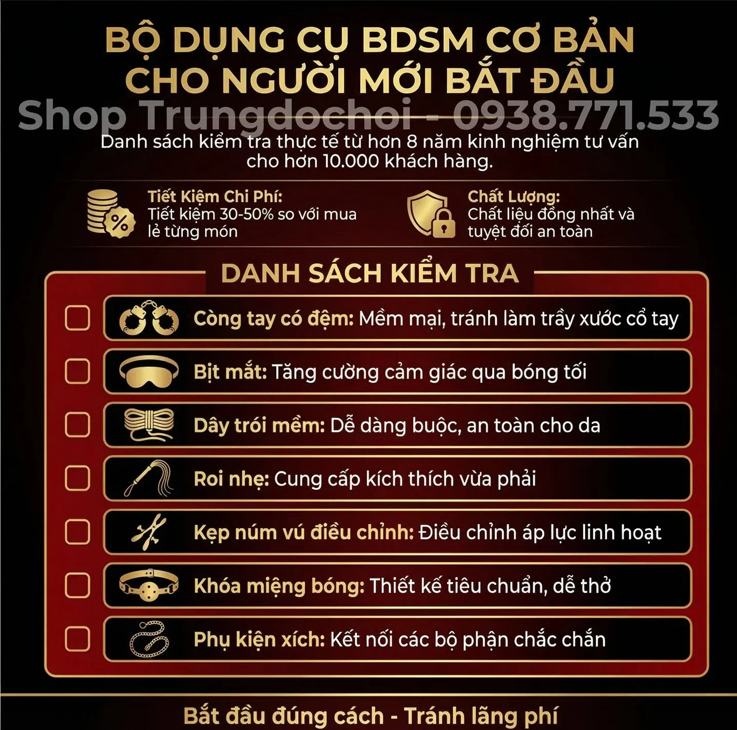 bộ dụng cụ bdsm cho người mới bộ dụng cụ bdsm cho người mới