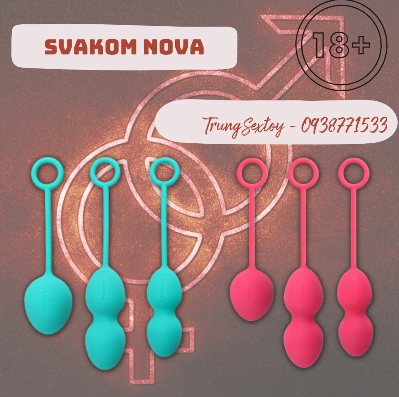 Bóng tập se khít âm đạo SVAKOM Nova Bóng tập se khít âm đạo SVAKOM Nova