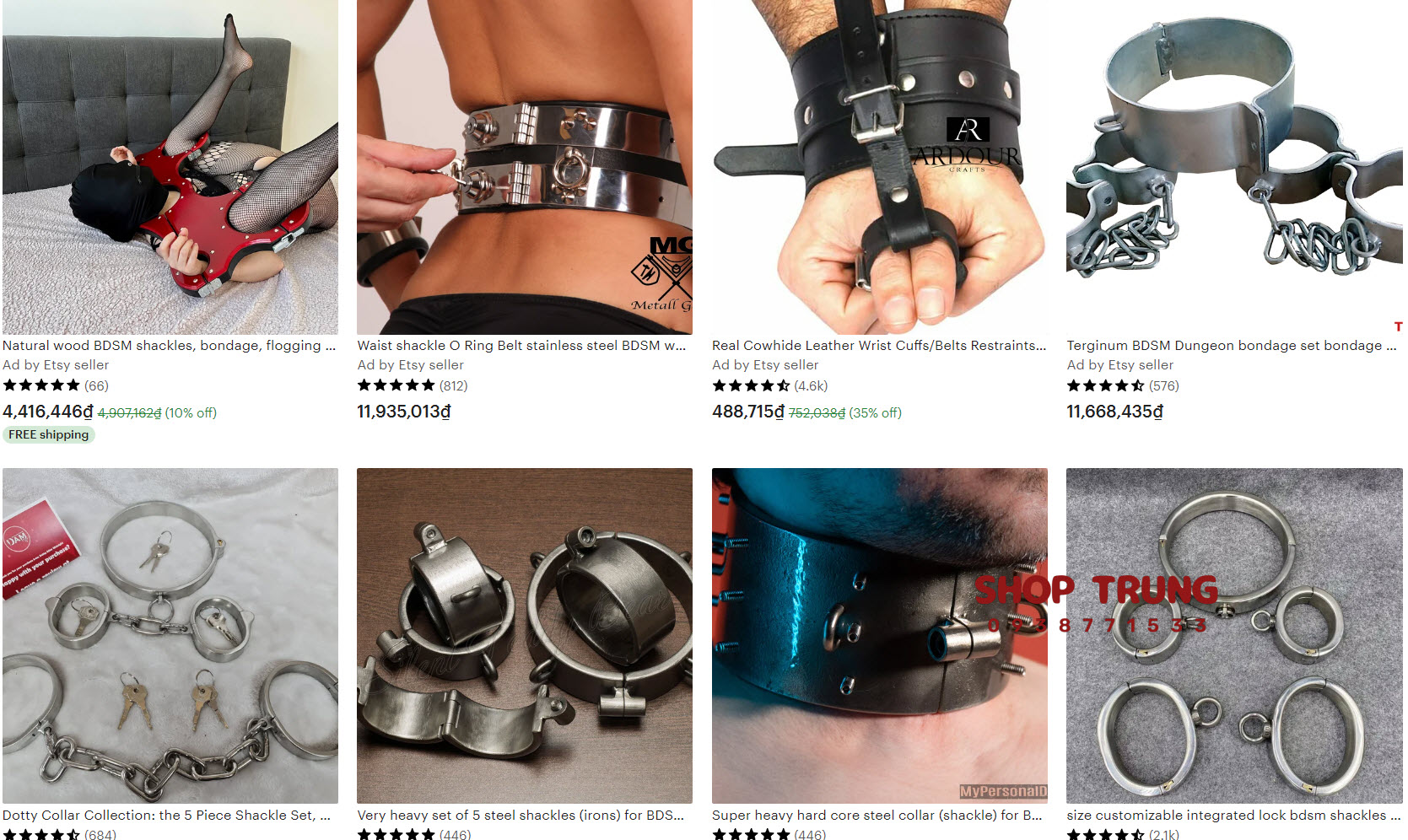 do choi bdsm Shackles do choi bdsm Shackles