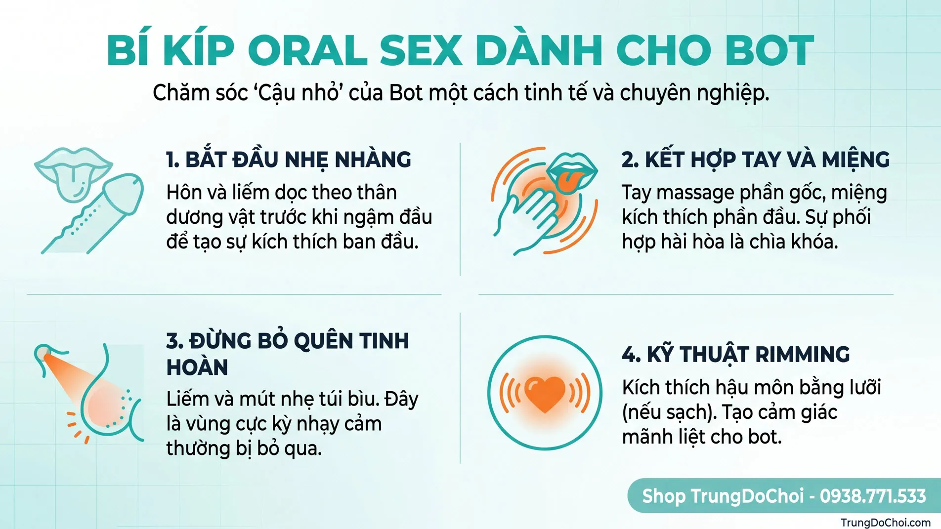 9 Cách Làm Bot Sướng Ngất Ngây 9 Cách Làm Bot Sướng Ngất Ngây
