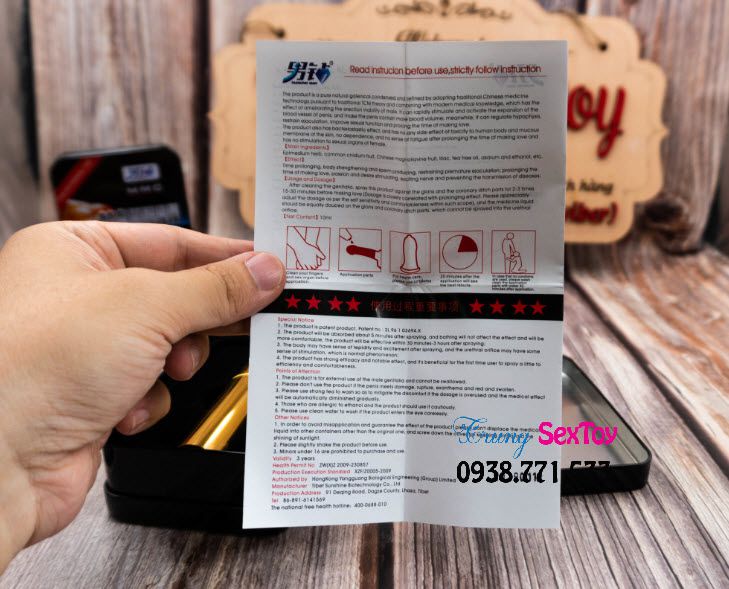 Chai xịt chống xuất tinh sớm Maxman Chai xịt chống xuất tinh sớm Maxman