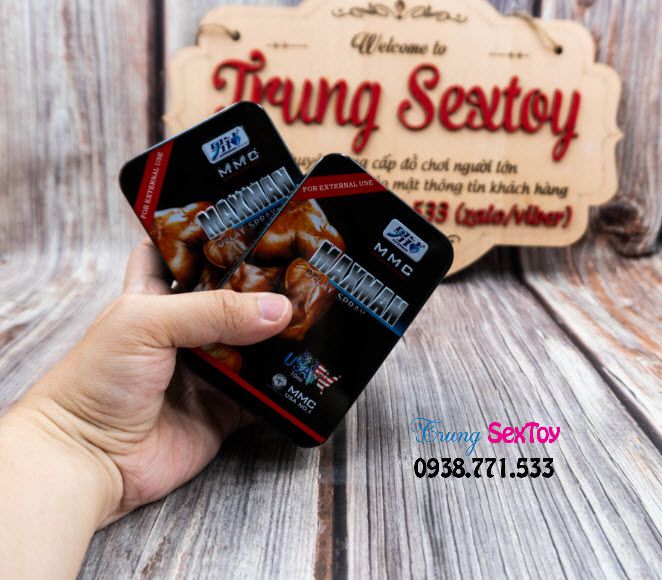 Chai xịt chống xuất tinh sớm Maxman Chai xịt chống xuất tinh sớm Maxman