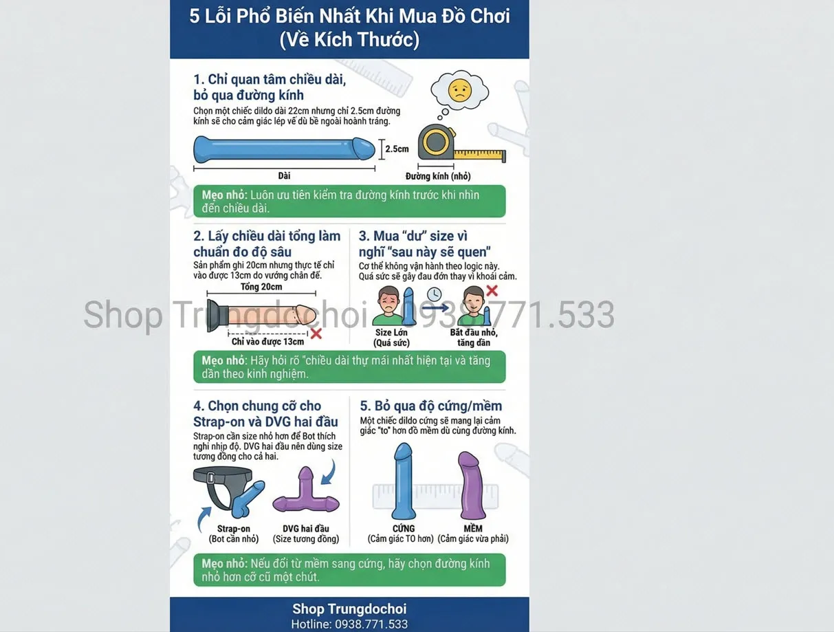 Dildo đường kính 3cm có to không Dildo đường kính 3cm có to không